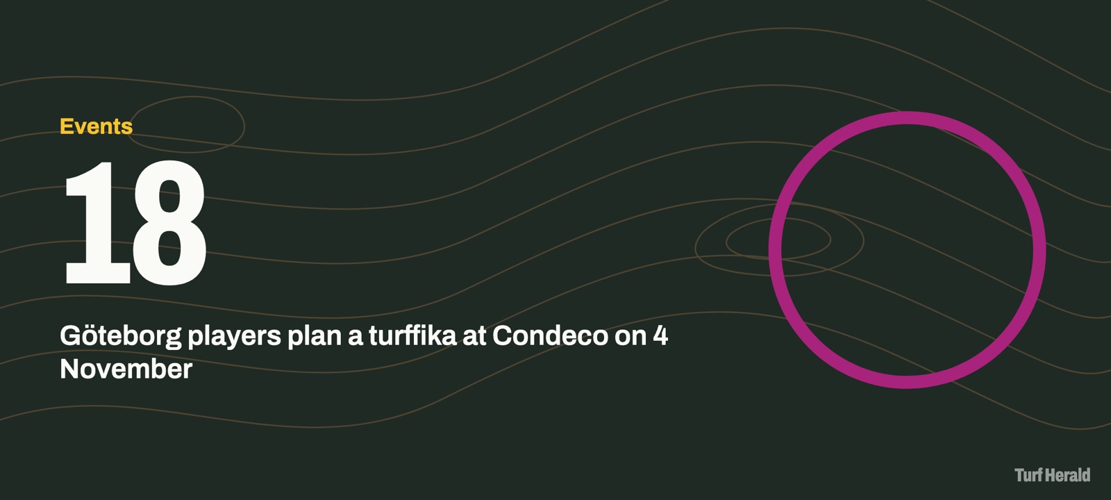 Göteborg players plan a turffika at Condeco on 4 November Source: Turf Herald's data, 30 October 2026.